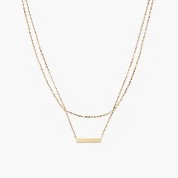 Layered Bar Necklace